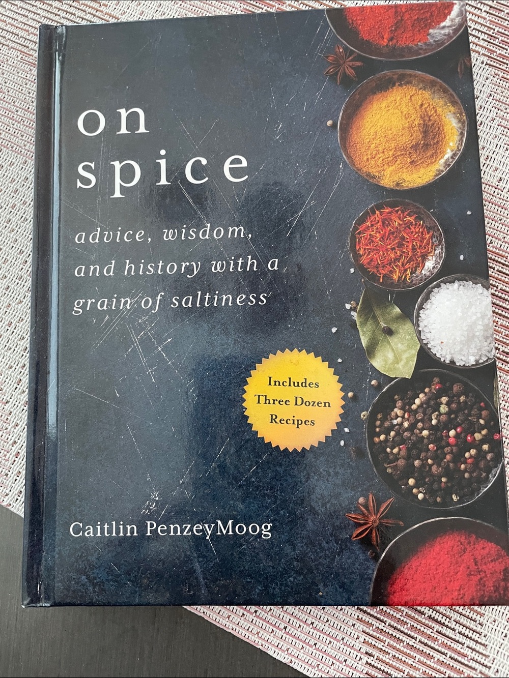 On Spice by Caitlin PenzeyMoog - Navy & Multicolor Hardcover